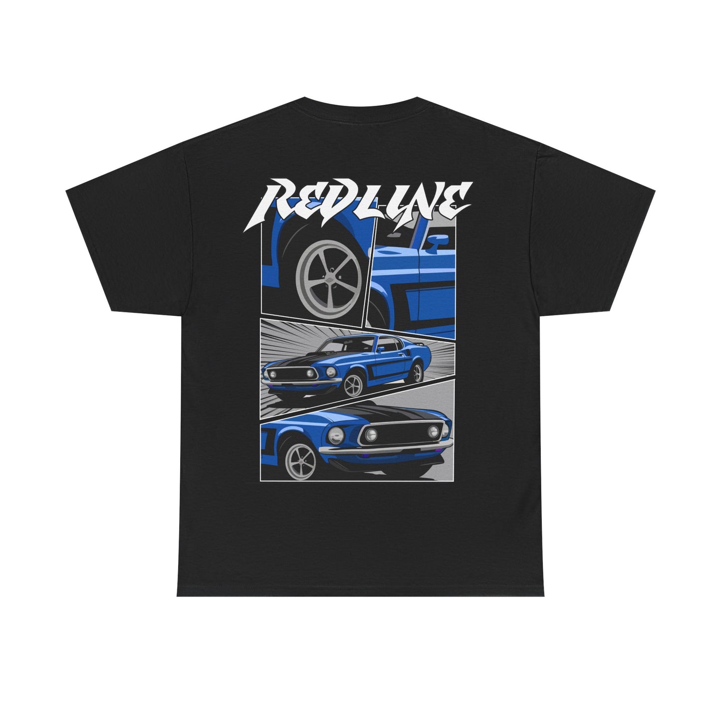 MUSTANG BLUE TEE