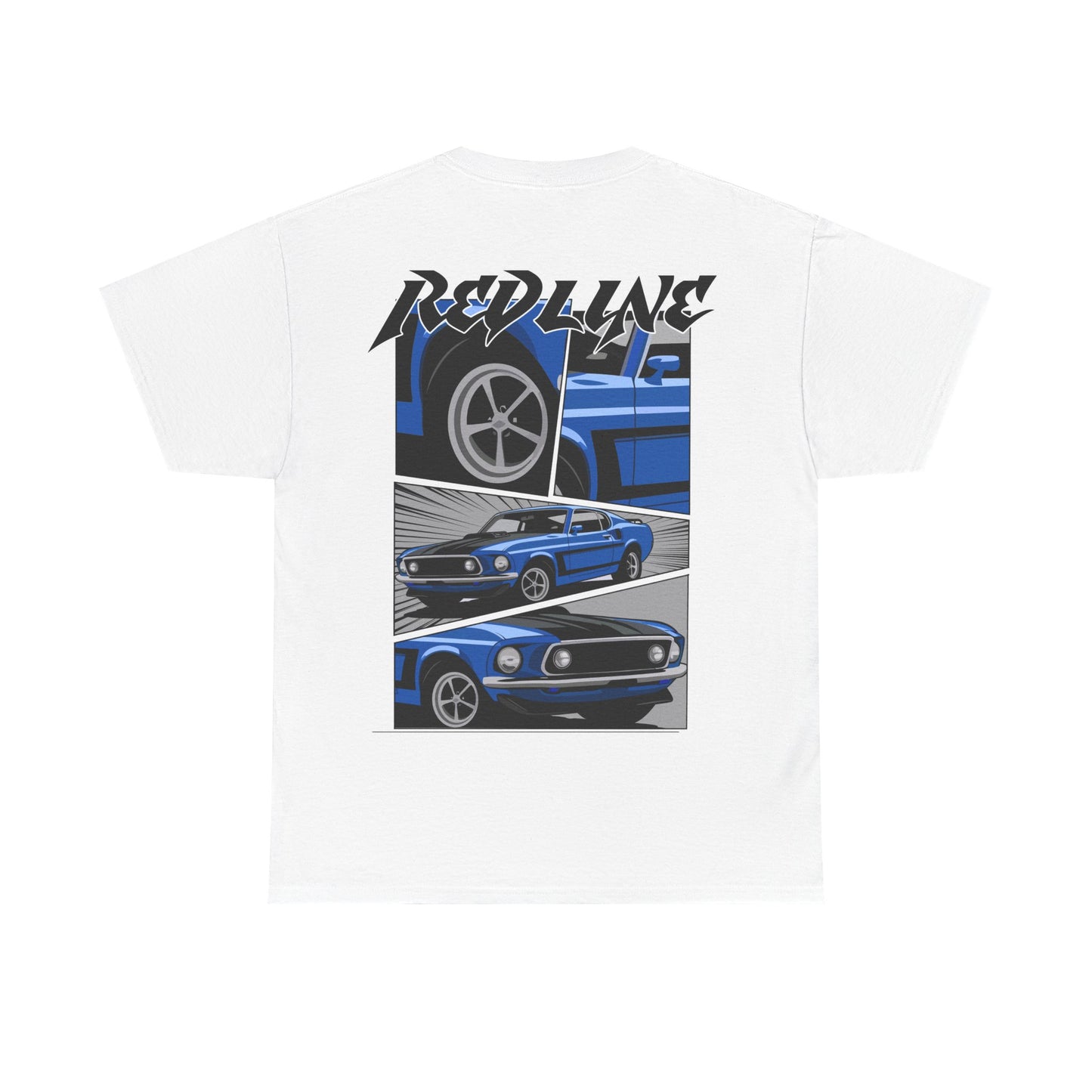 MUSTANG BLUE TEE