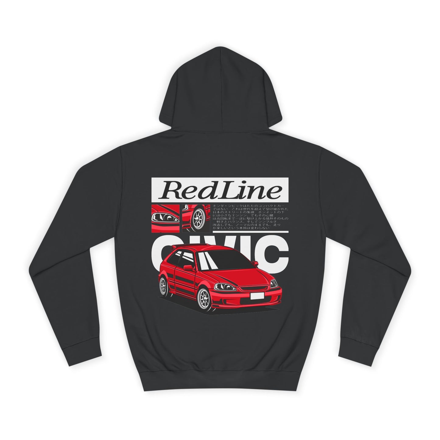 CIVIC RED HOODIE