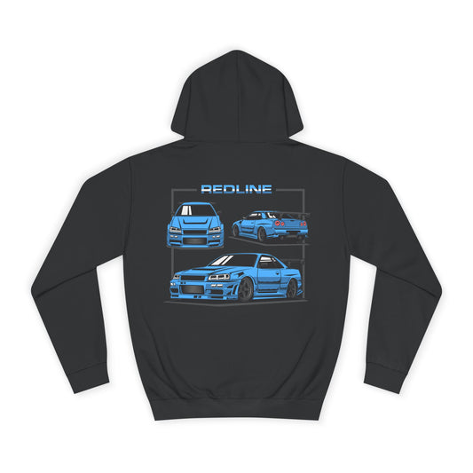 R34 BLUE HOODIE
