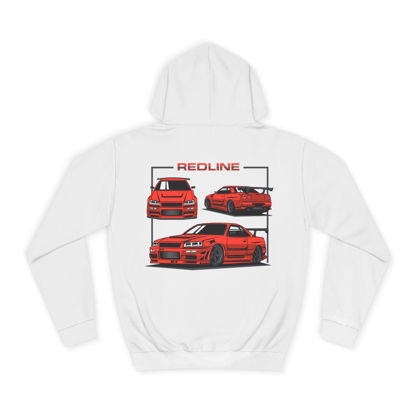 R34 RED HOODIE
