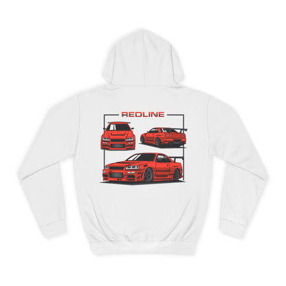 R34 RED HOODIE